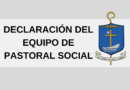 DECLARACIÓN DE LA PASTORAL SOCIAL ARQUIDIOCESANA