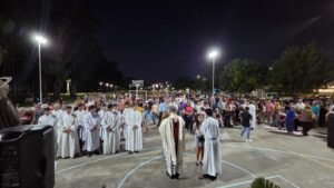 Fiesta en honor a San José: el arzobispo visitó la comunidad de General Lagos