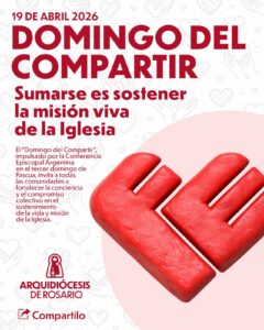 Nuestro Arzobispo Mons. Eduardo Martín nos invita a celebrar el “Domingo del Compartir” y renovar nuestro compromiso con la Iglesia