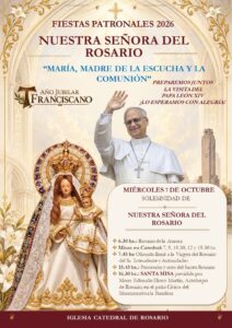 Rosario celebra las Fiestas Patronales 2026 en honor a Nuestra Señora del Rosario